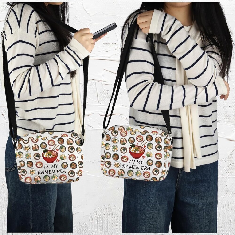 Ramen Lover Ramen Era Crossbody Bag for Foodie Women - Water-resistant, Lightwei - Picture 7 of 7